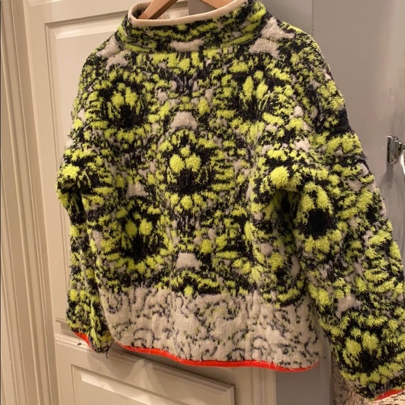 cristina fuzzy fleece pullover